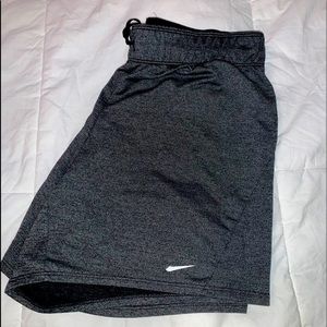 Nike Dri Fit heather grey athletic shorts